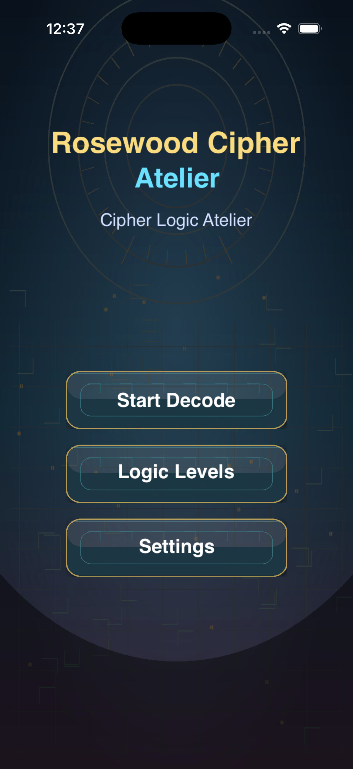 Main Menu